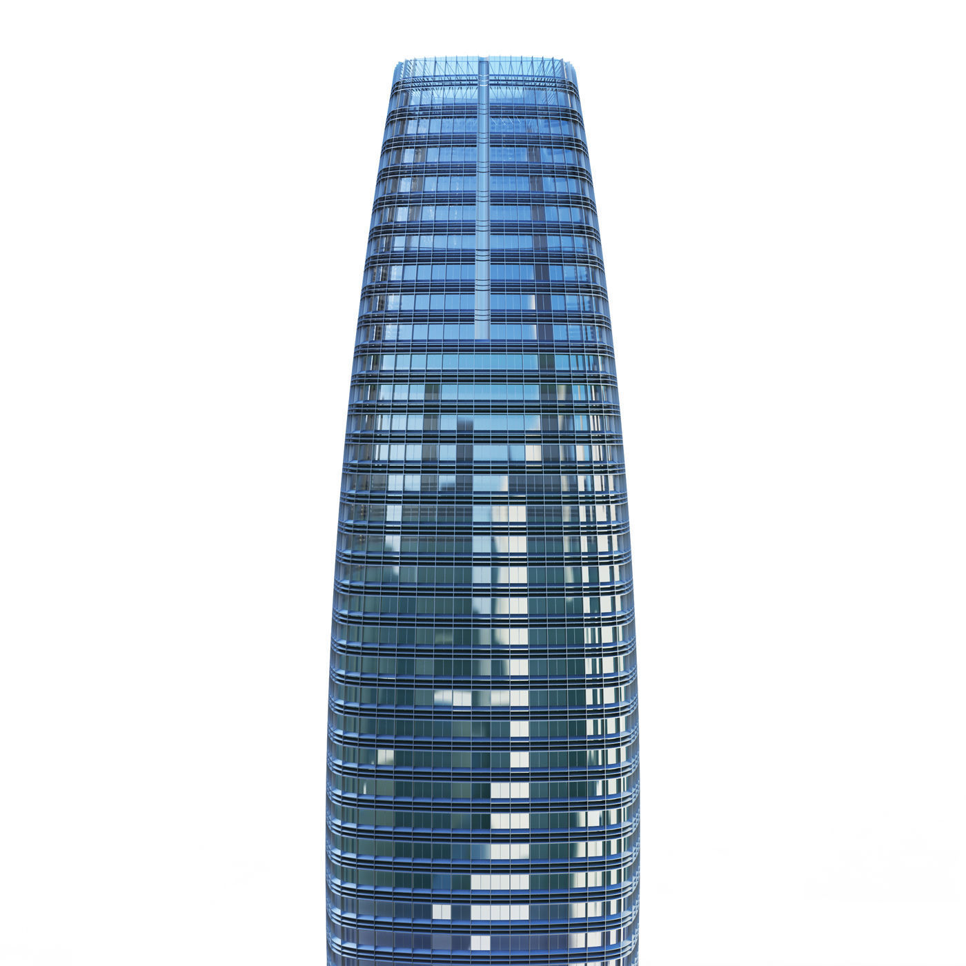 Skyscraper Salesforse tower 3D model_2