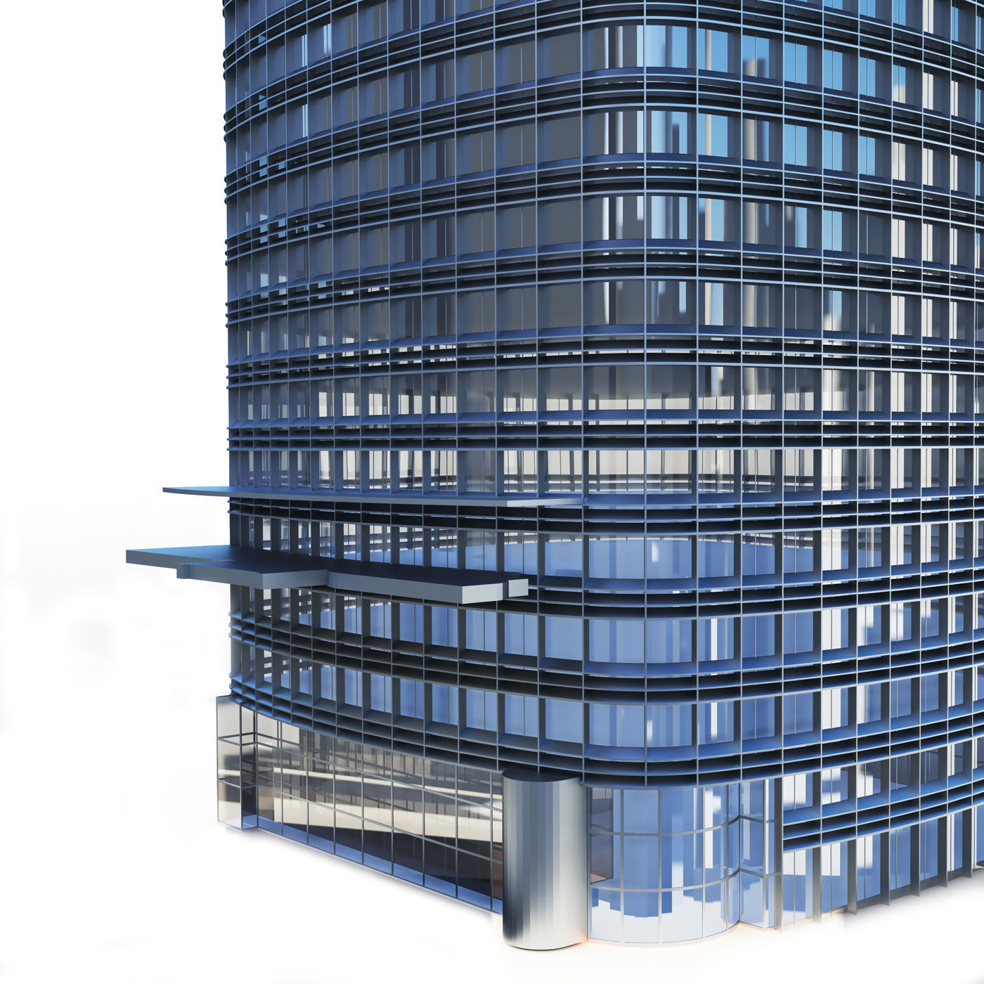 Skyscraper Salesforse tower 3D model_1