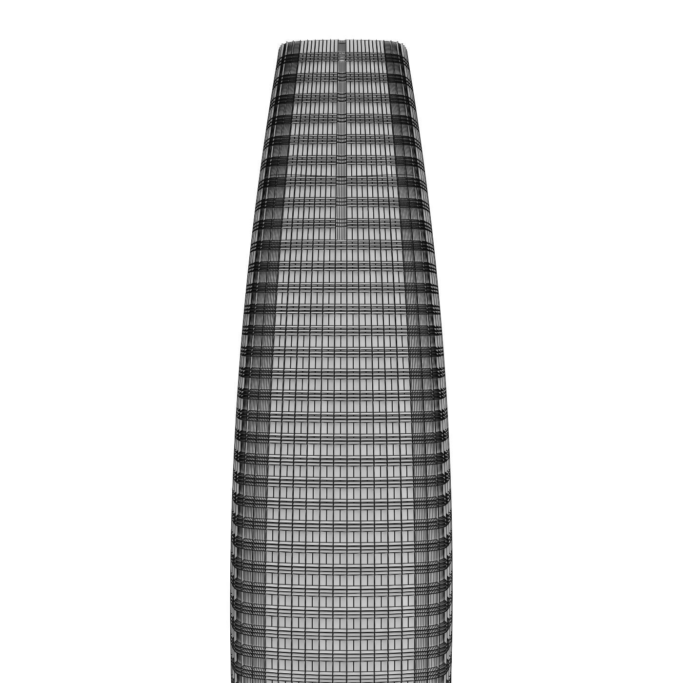 Skyscraper Salesforse tower 3D model_5