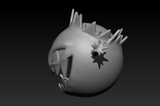 Tifa cosplay accesorie  charms  Boom Chocobo  stl for printing  3D print model_2