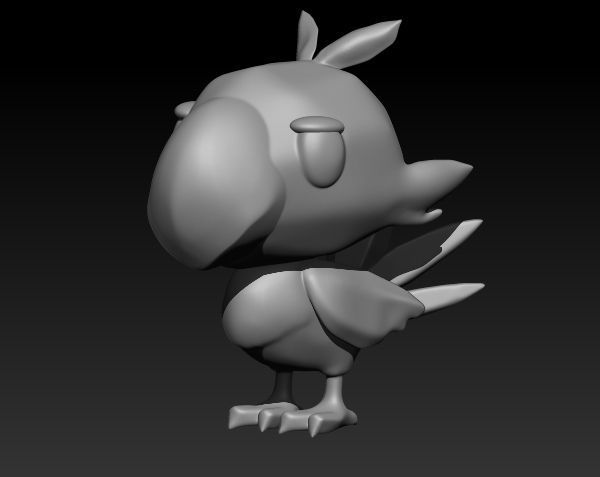 Tifa cosplay accesorie  charms  Boom Chocobo  stl for printing  3D print model_3