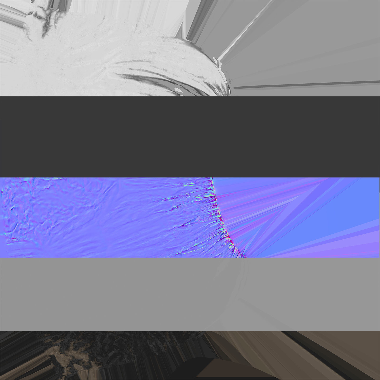 Garbage bag Low-poly 3D model_13