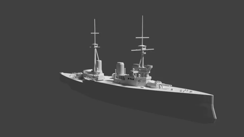 HMS Indefatigable 3D print model