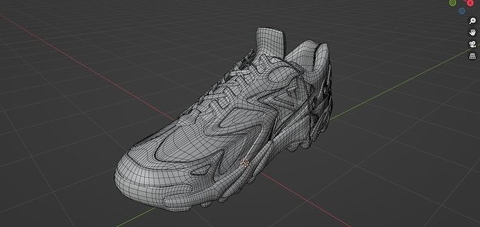 LV tactic Running shoes Secondlife Low-poly 3D model