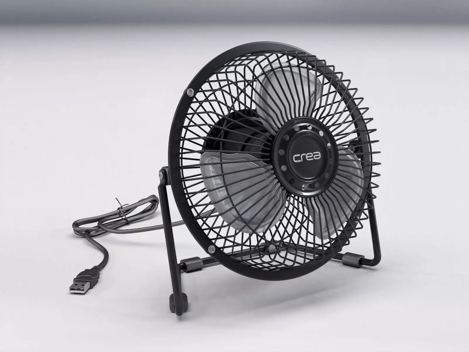CREA QT-U601 USB Fan Free 3D model_0