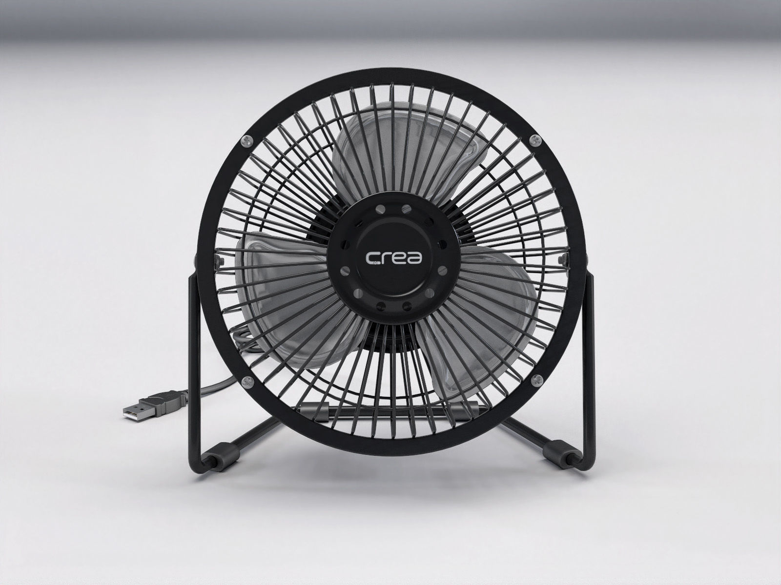CREA QT-U601 USB Fan Free 3D model_3