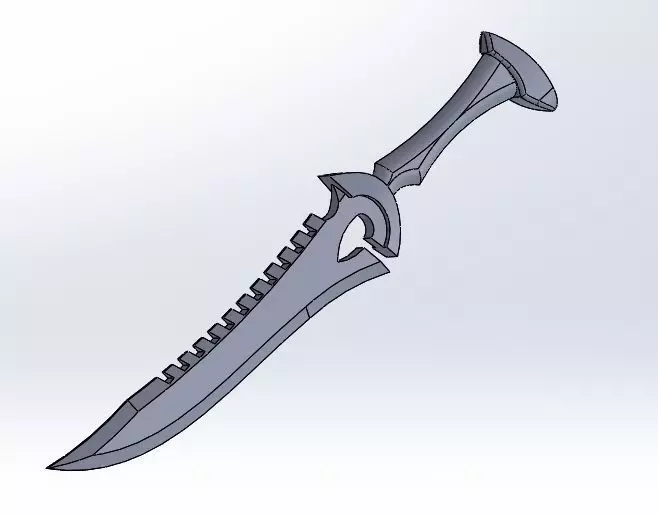 fate grand order jack the riper knife 3D print model