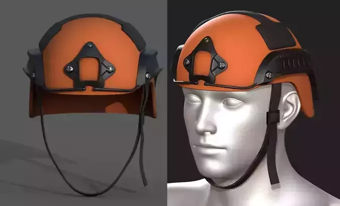 Helmet military combat armor scifi 