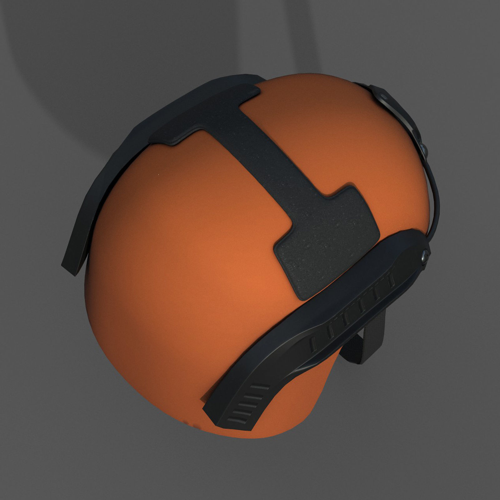 Helmet military combat armor scifi Low-poly 3D model_7