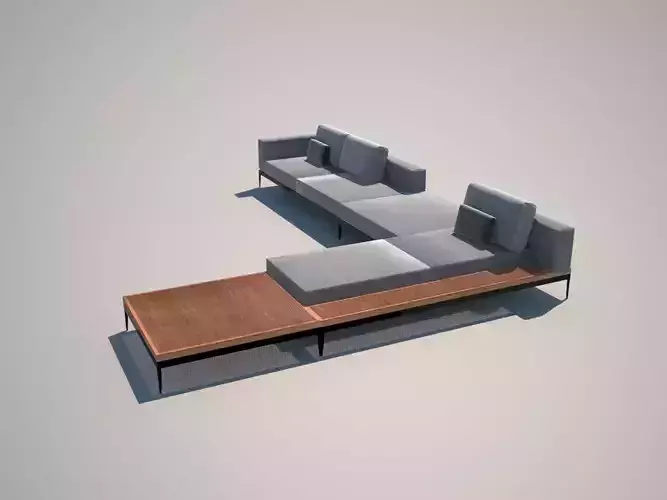 Exterior Furniture Modular Set