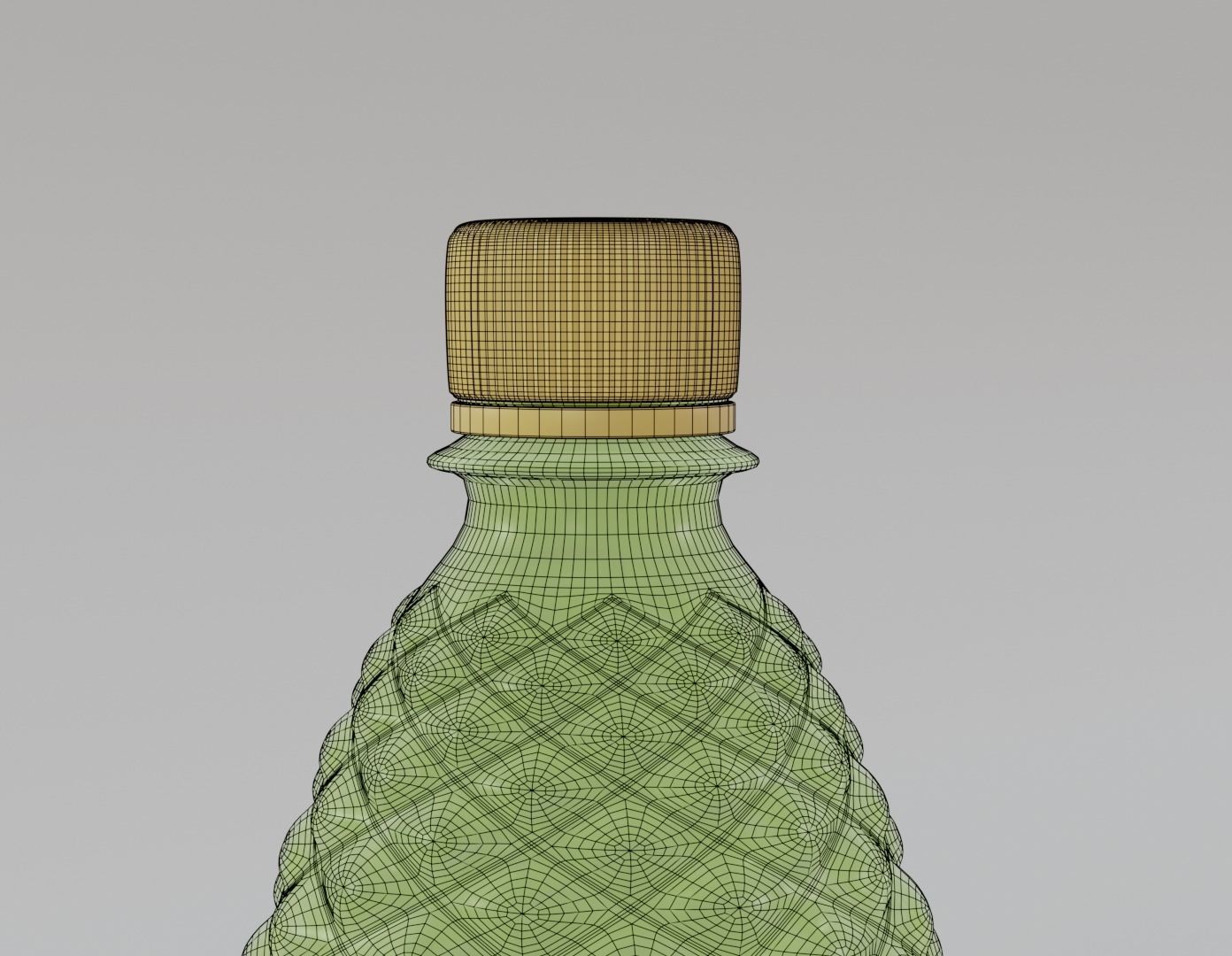 Plastic bottle 3D model_3