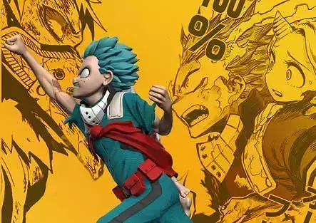 Midoriya oneforall vs Overhaul 3D print model