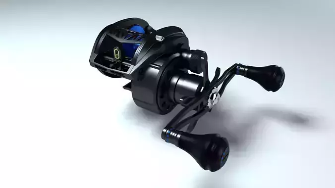 Fishing bate reel 3D model