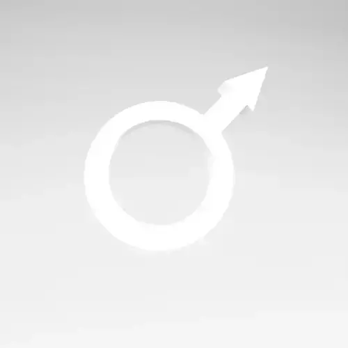 Mars Symbol v1 001 Low-poly 3D model