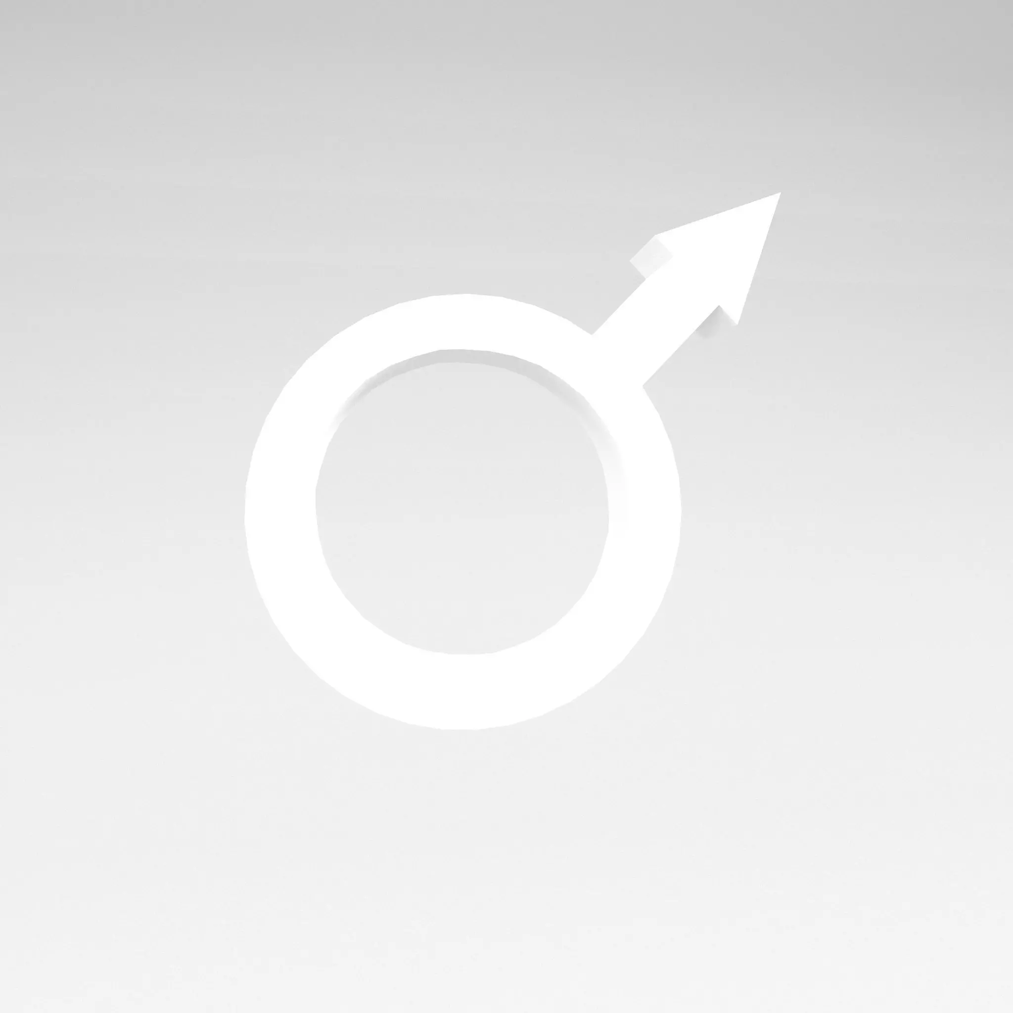 Mars Symbol v1 001 Low-poly 3D model_0