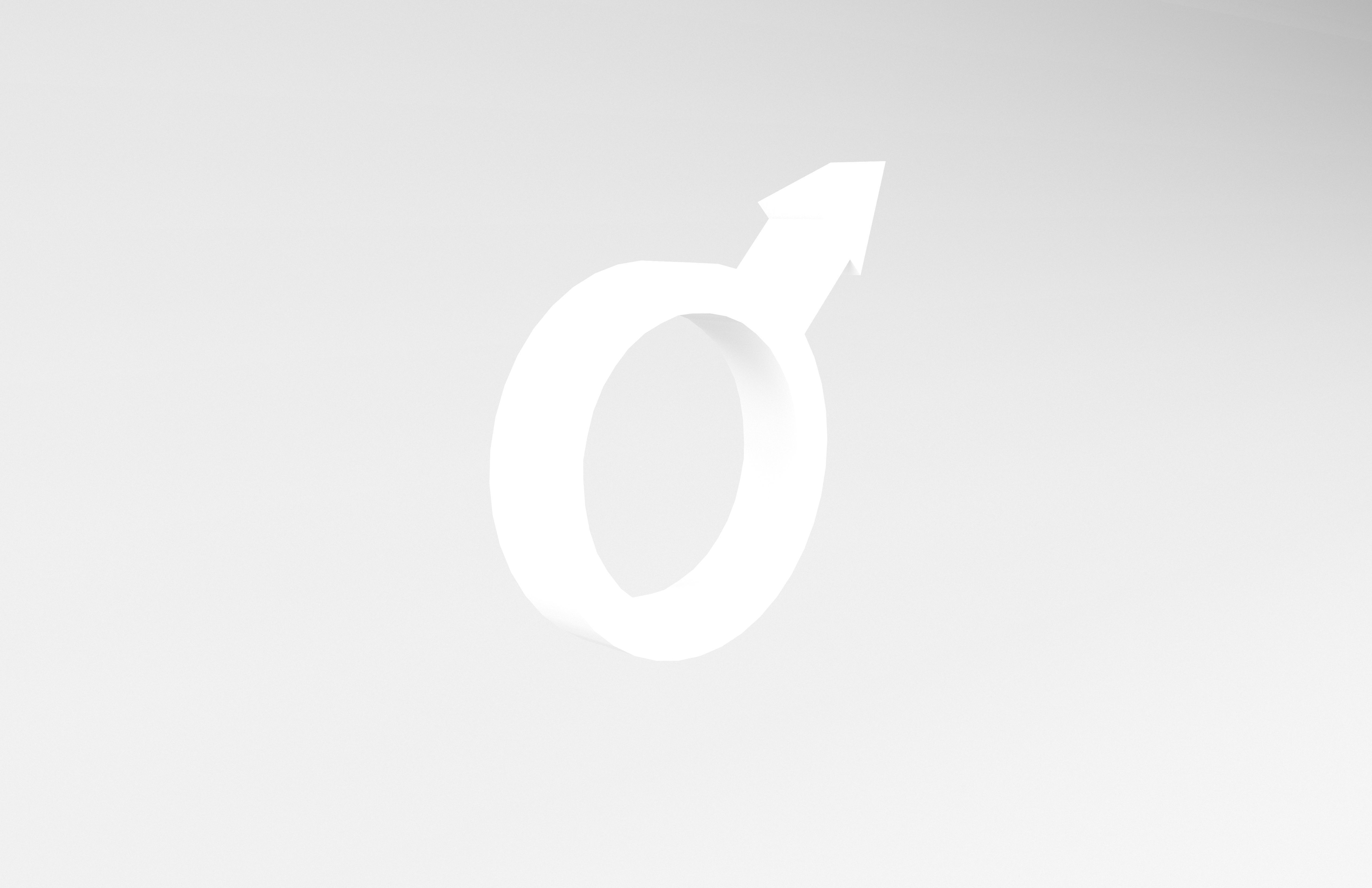 Mars Symbol v1 001 Low-poly 3D model_3