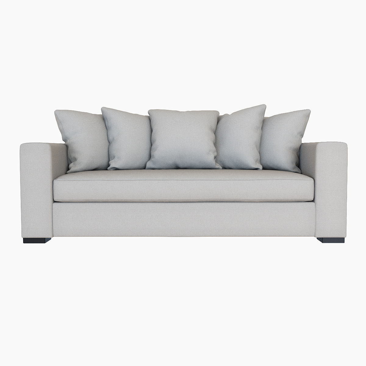 West Elm Walton Sofa 3D model_1