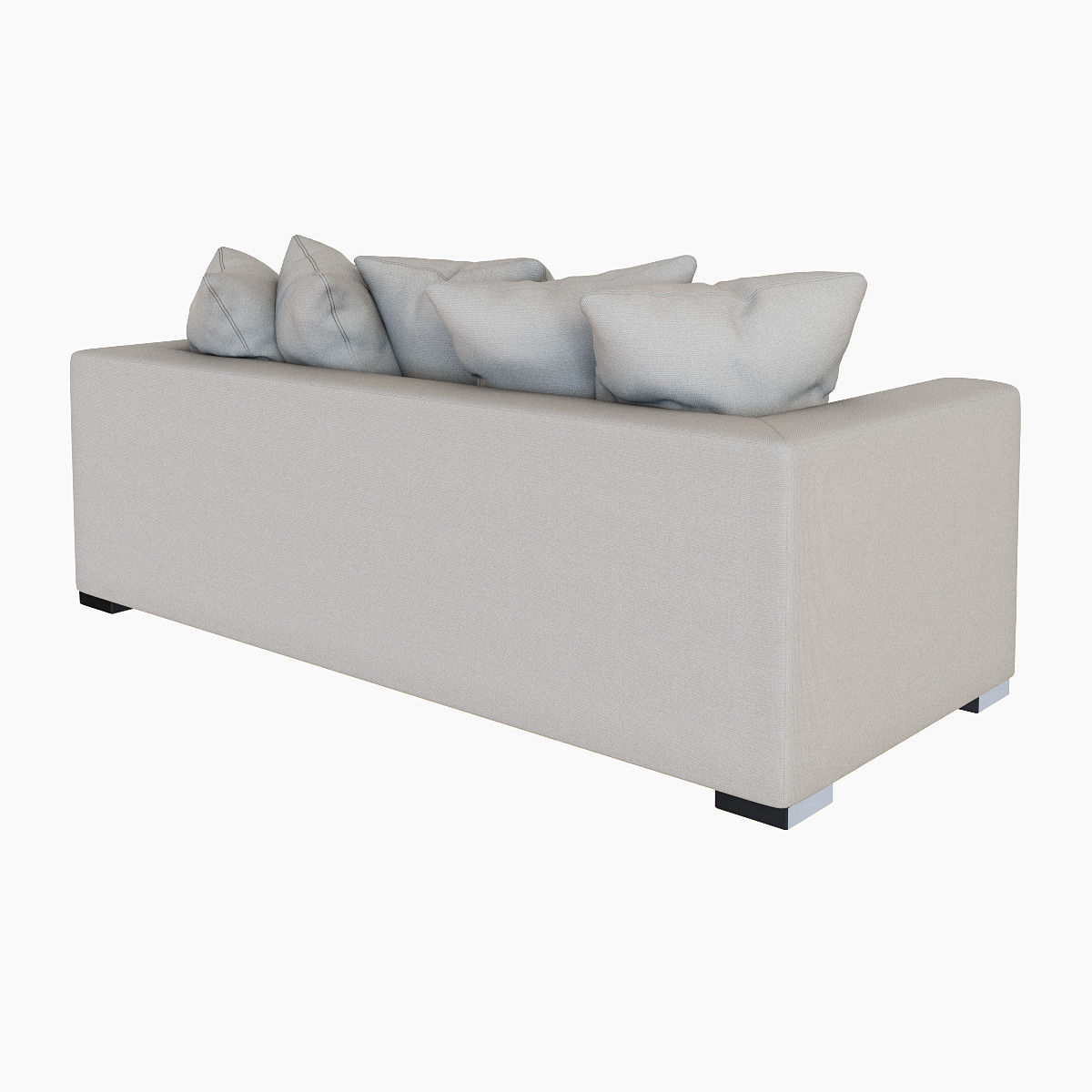 West Elm Walton Sofa 3D model_4