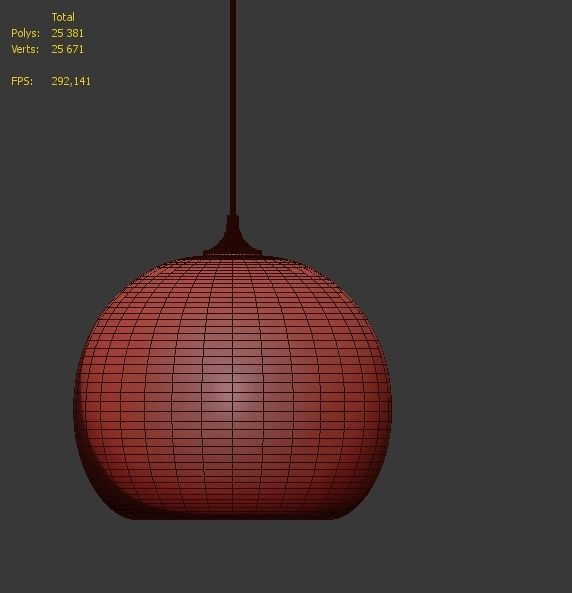Hanging lamp 10 Loft Design 3D model_4