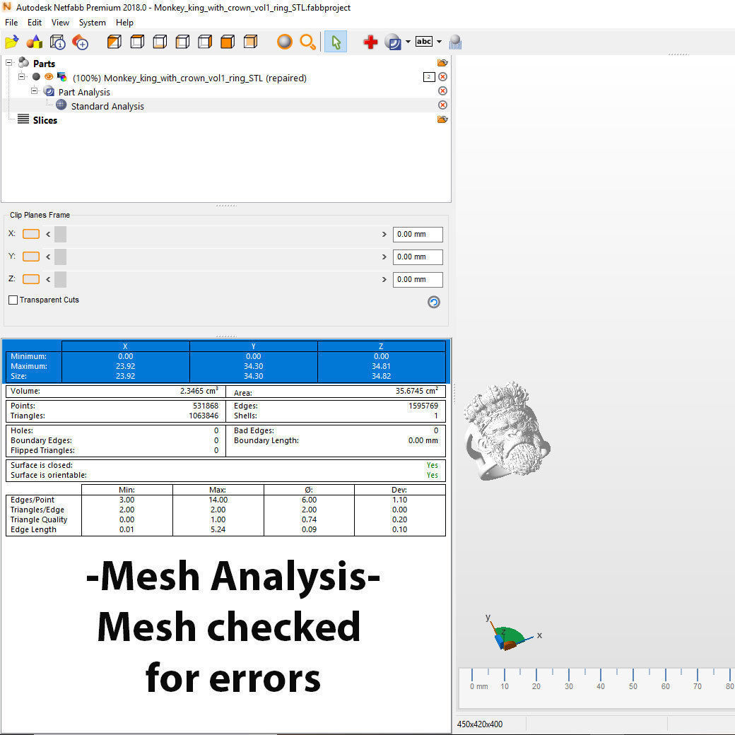 Animal ring Jewelry Monkey king with crown vol1  3D print model_12