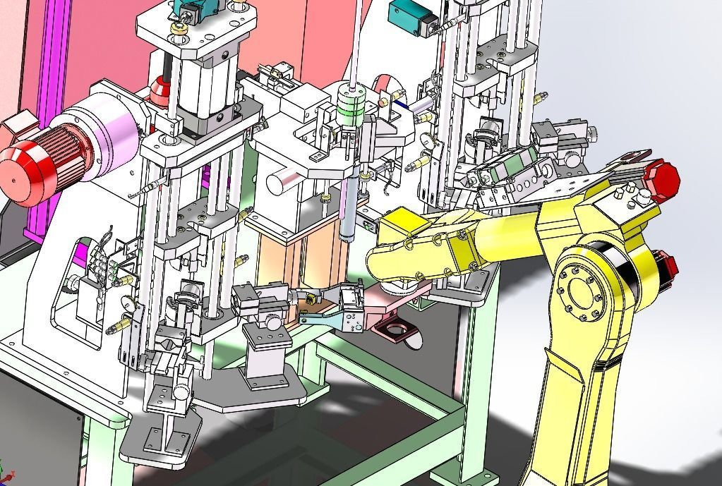 Robot automatic welding machine 3D model_3