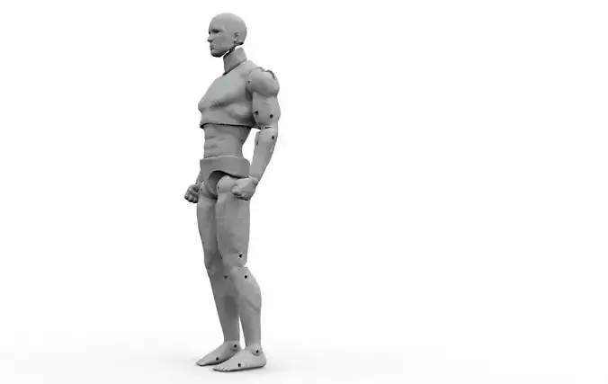 Hero Articulated Action figure - 3d Print and customize  3D print model