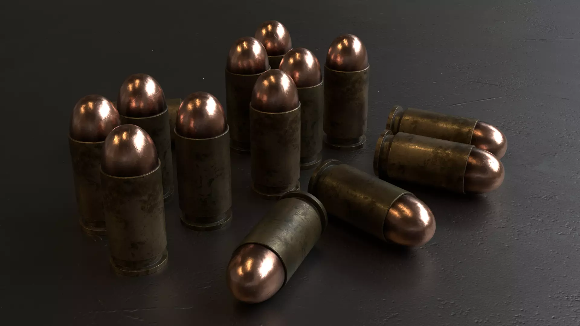 Bullets - 3D Model group of 3D model_0