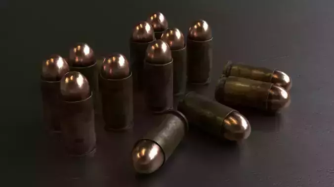 Bullets - 3D Model group of