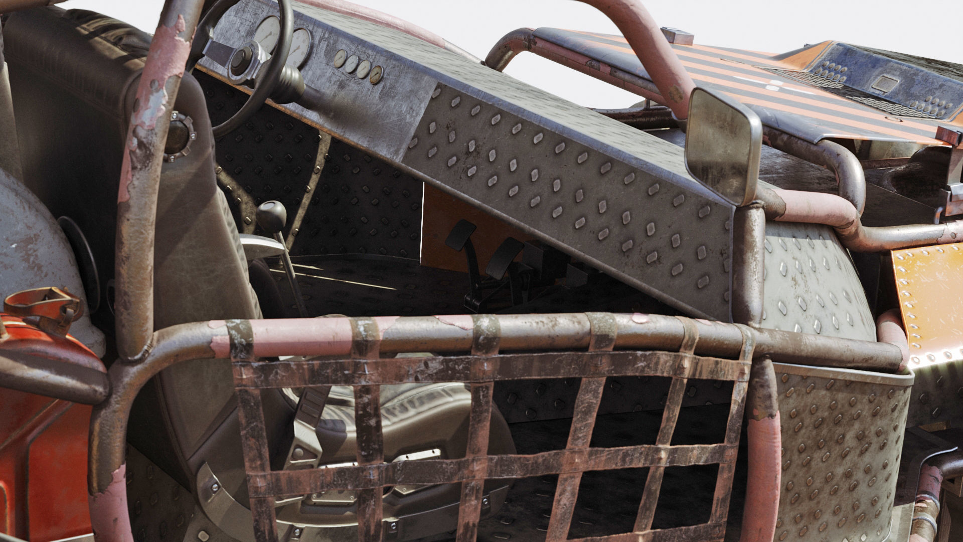 Buggy off road vehicle 3D model_3