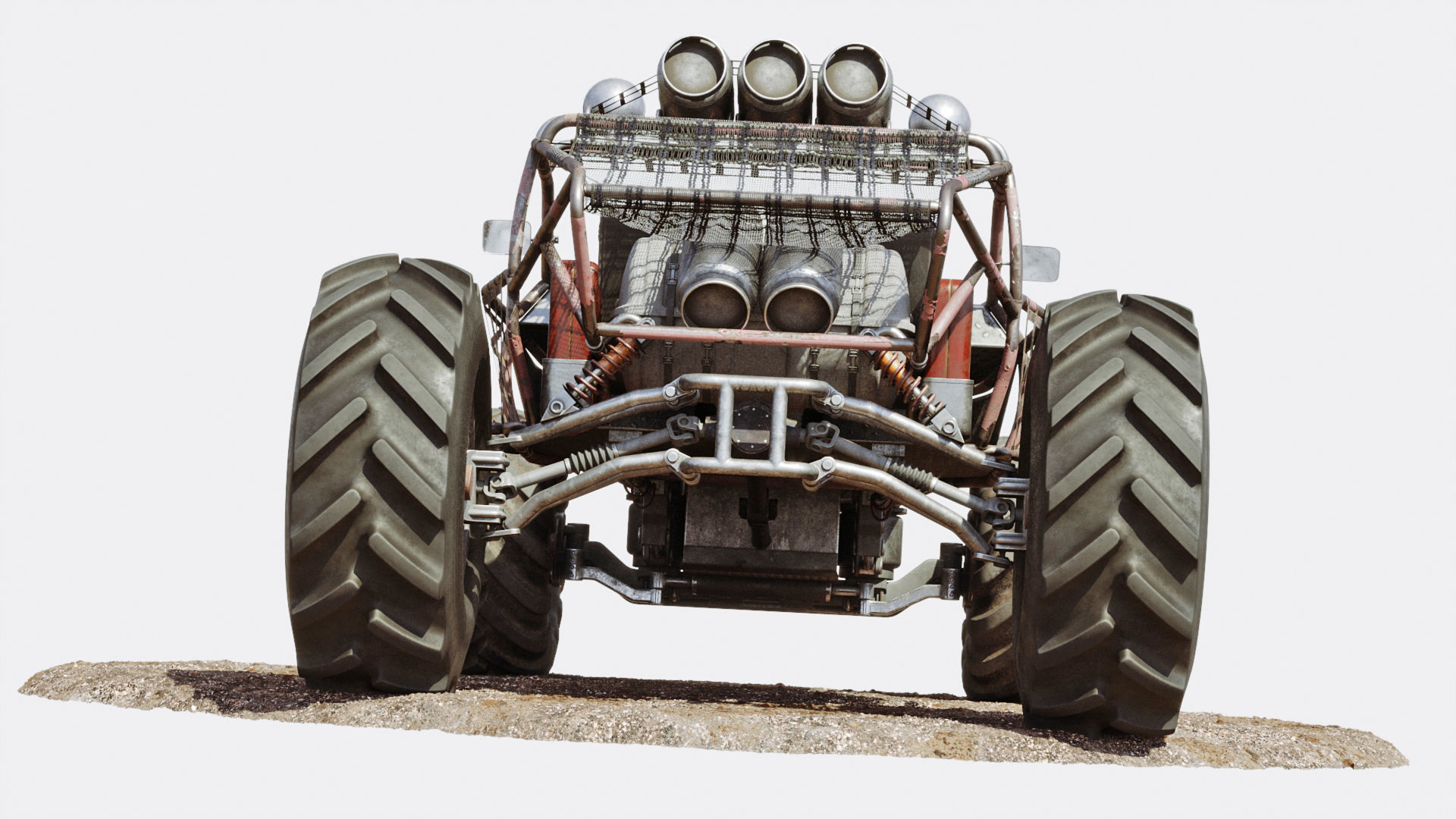 Buggy off road vehicle 3D model_7