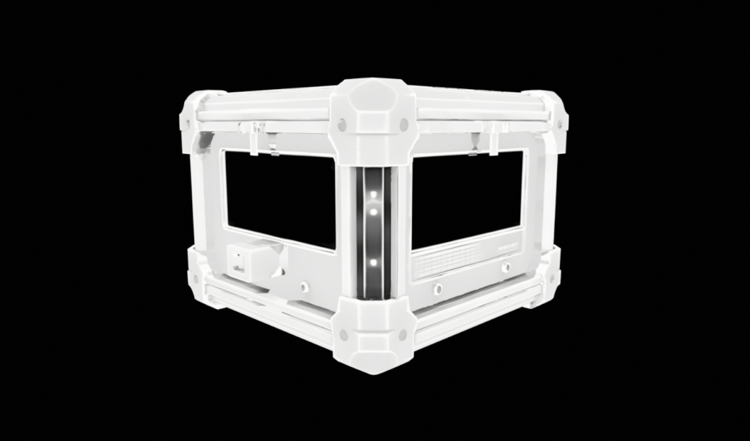 Sci-Fi Supply Crate - PBR Game-Ready LOD  GLTF  Omniverse-Ready Low-poly 3D model_14