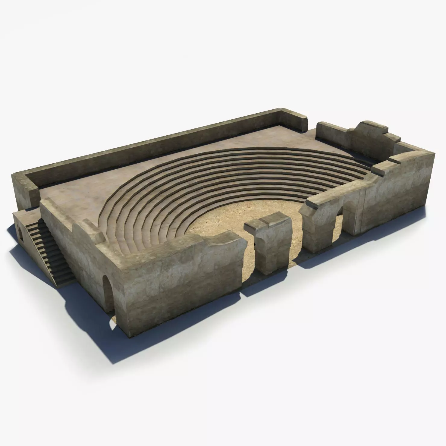 Arab x13 Low-poly 3D model