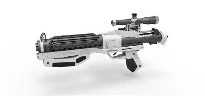 Blaster rifle F-11D from Star Wars The Force Awakens 2015