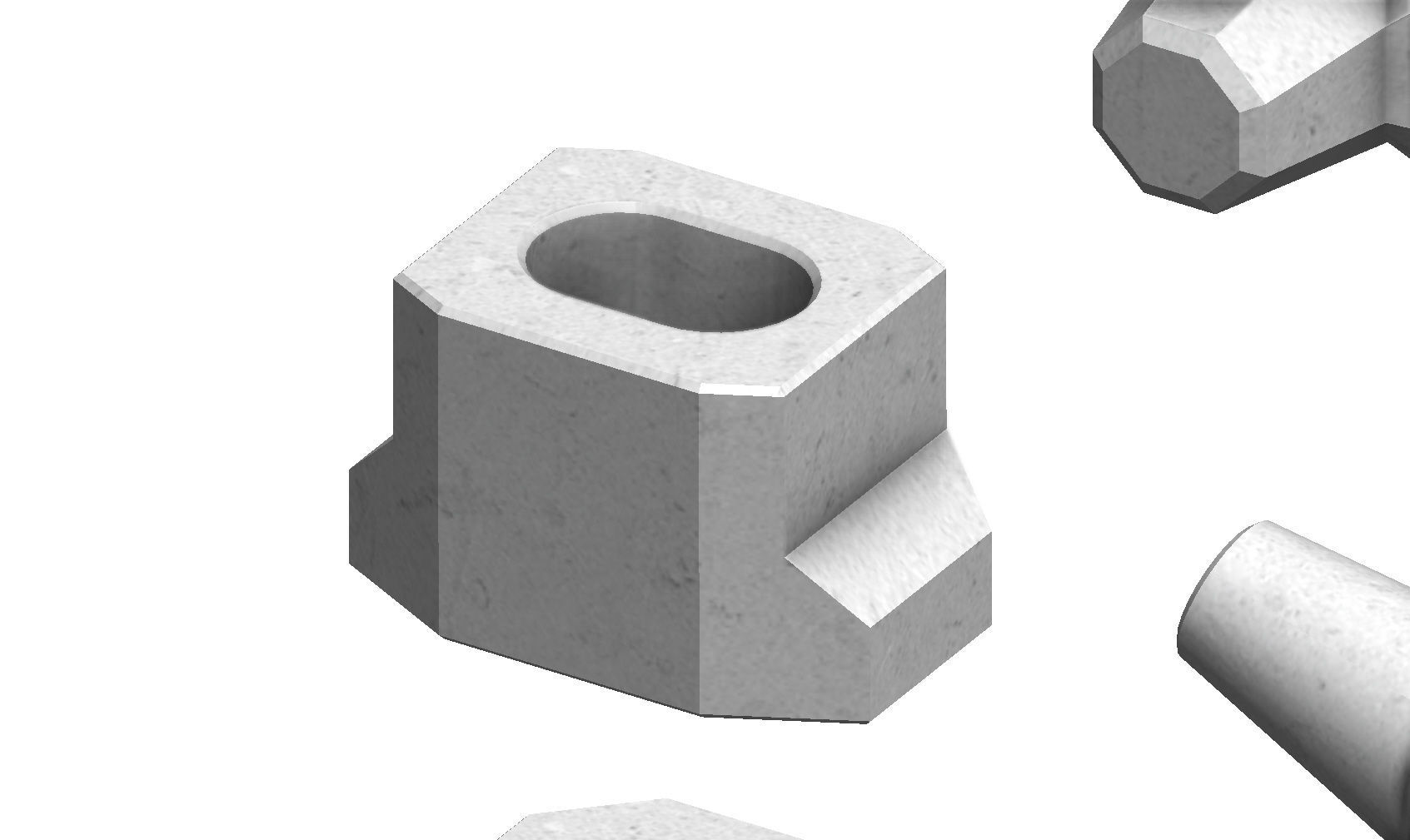 Anti coastal erosion concrete structures  3D print model_4