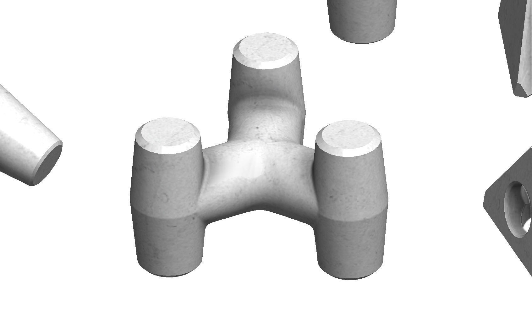 Anti coastal erosion concrete structures  3D print model_12