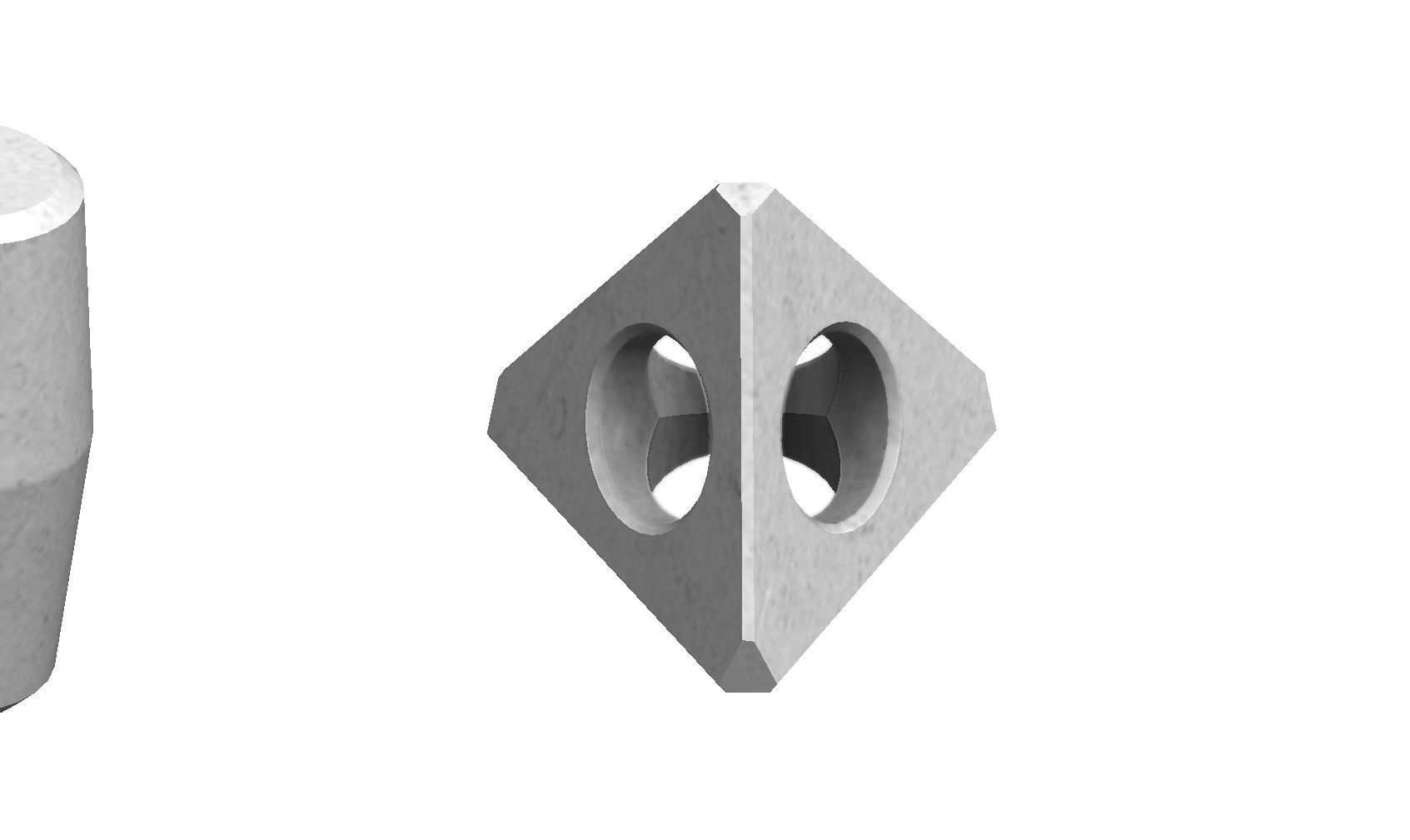 Anti coastal erosion concrete structures  3D print model_11