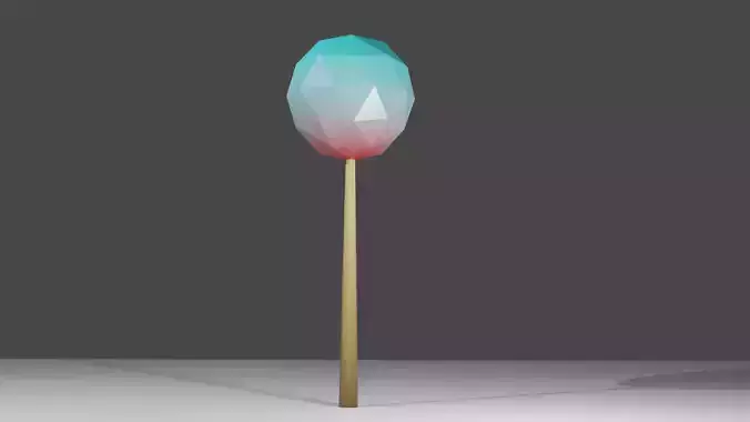 Red blue and red yellow tree