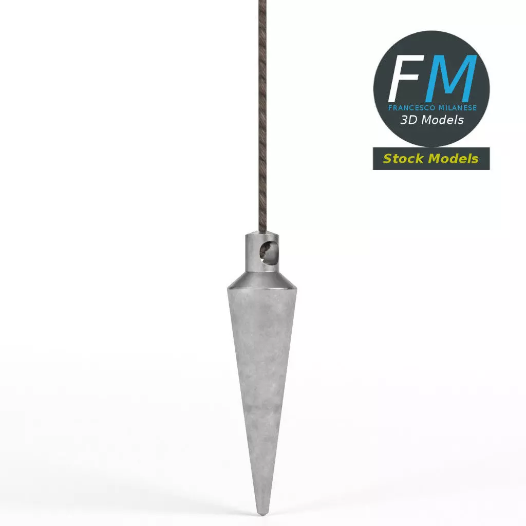Plumb bob 3D model_0