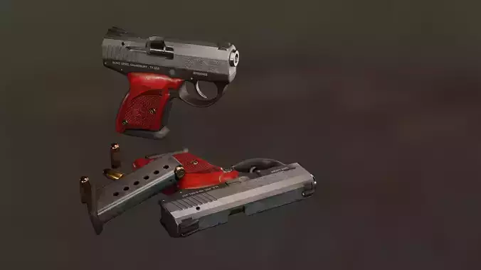 Bond Arms BULLPUP9 Low-poly 3D model