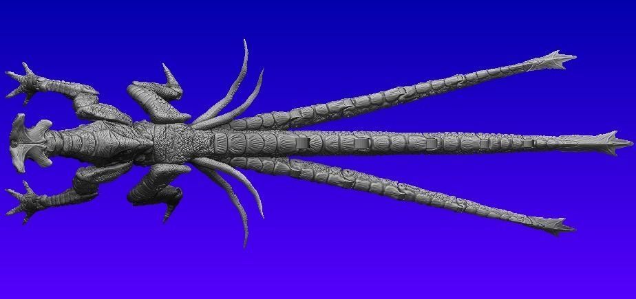 Pacific rim Slattern Neca Inspired Action figure 3D model_4