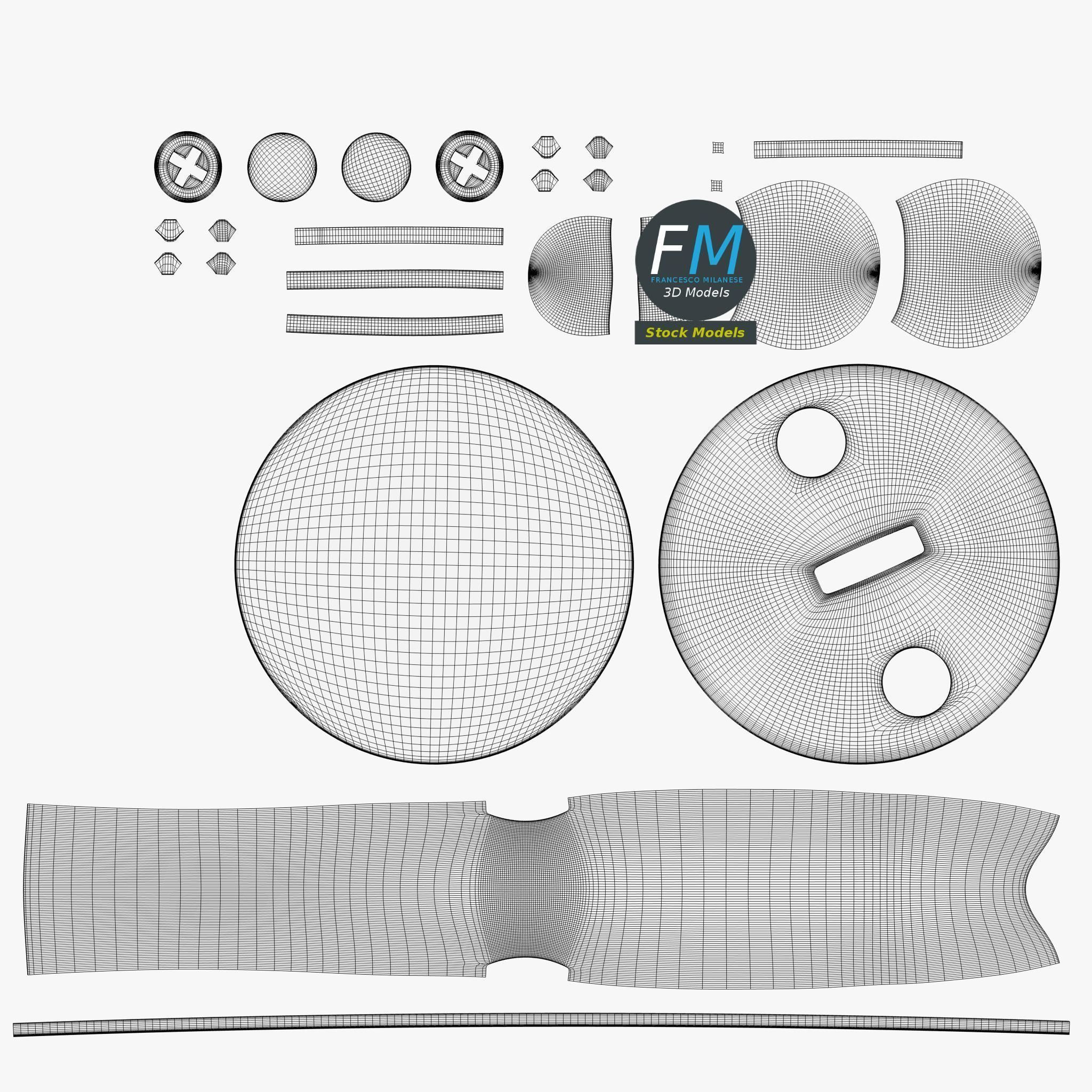 Coat hook 1 3D model_11