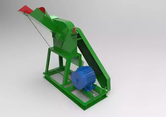 Chaff cutter 3D model