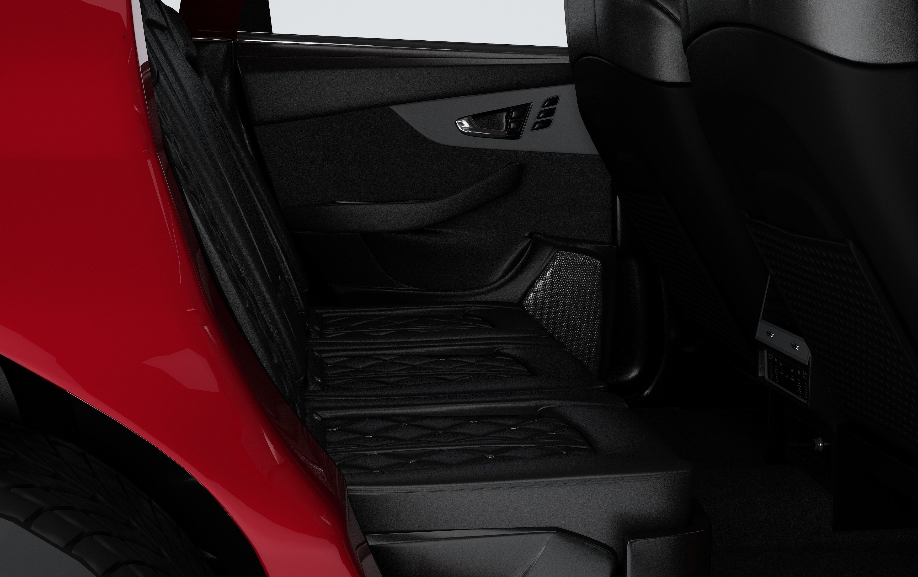  AudI Q7  2020 Low-poly 3D model_7