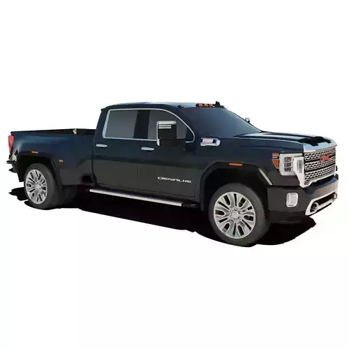 2020 Gmc Sierra Denali 2500 Hd Dual Wheels 3D model