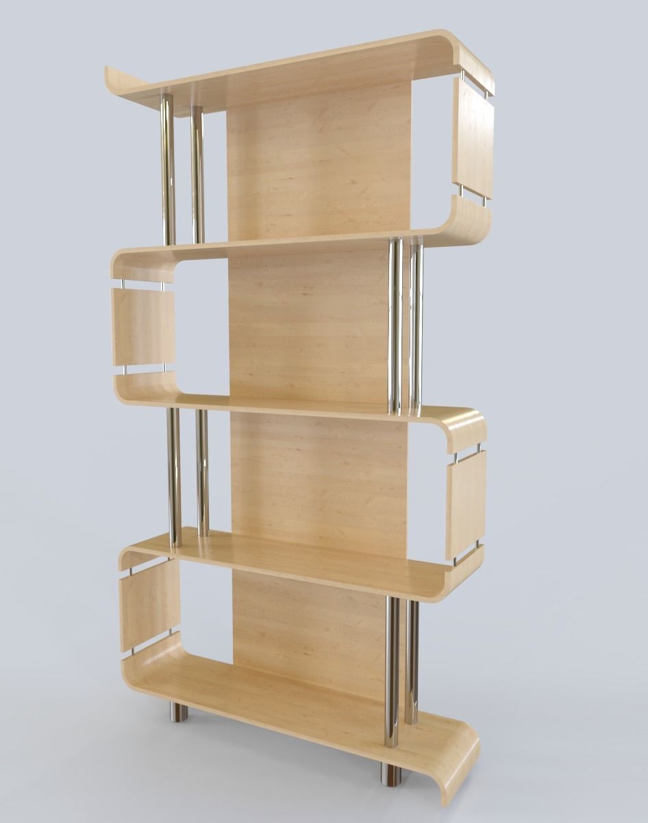 Shelf Modern  3D model_3