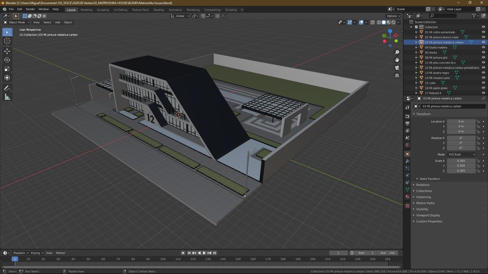 Matrioshka house - Autodesk Revit 3D model_19