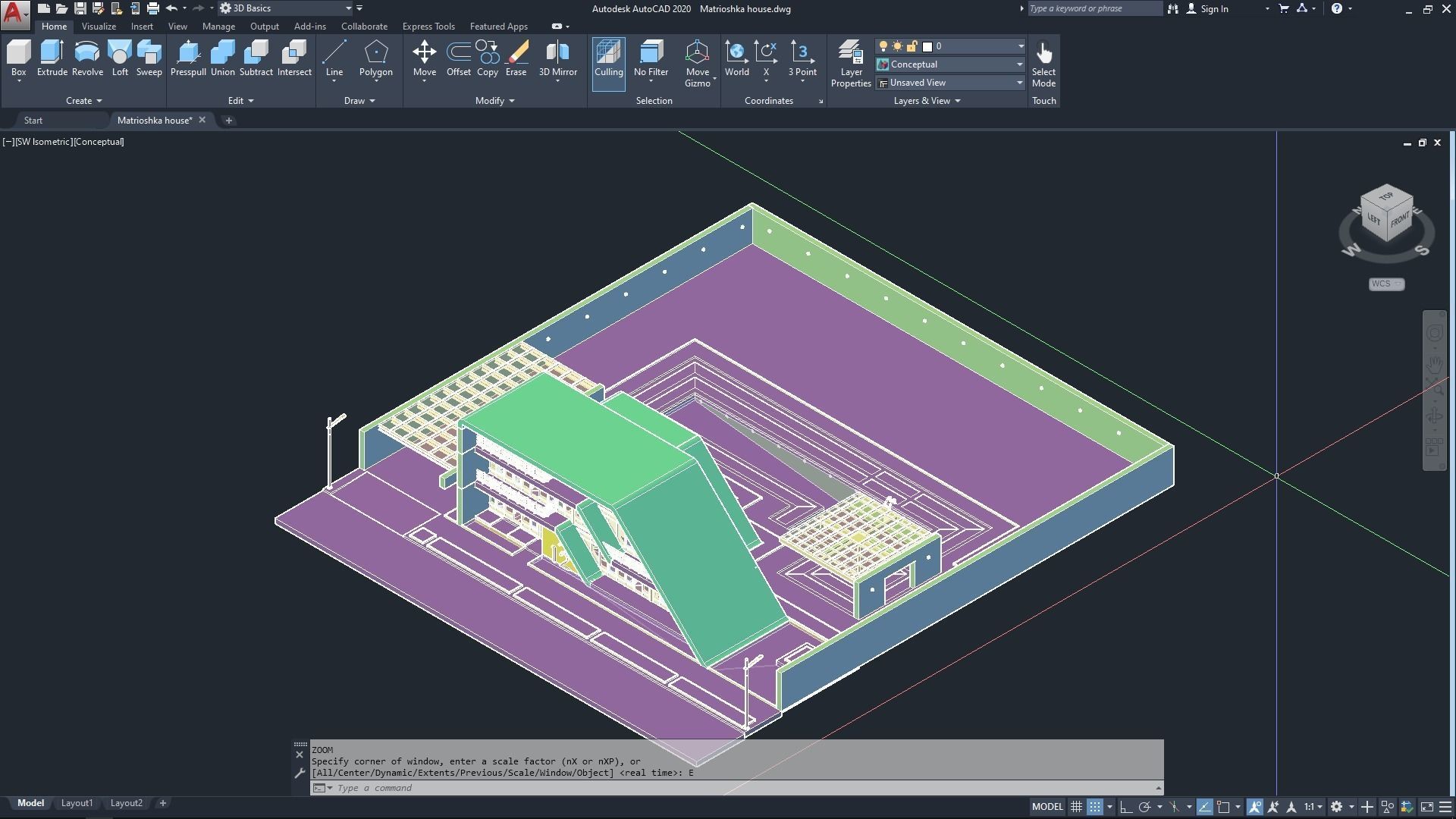 Matrioshka house - Autodesk Revit 3D model_20