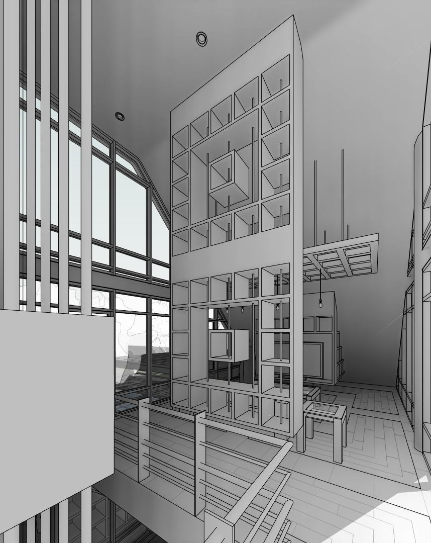 Matrioshka house - Autodesk Revit 3D model_16