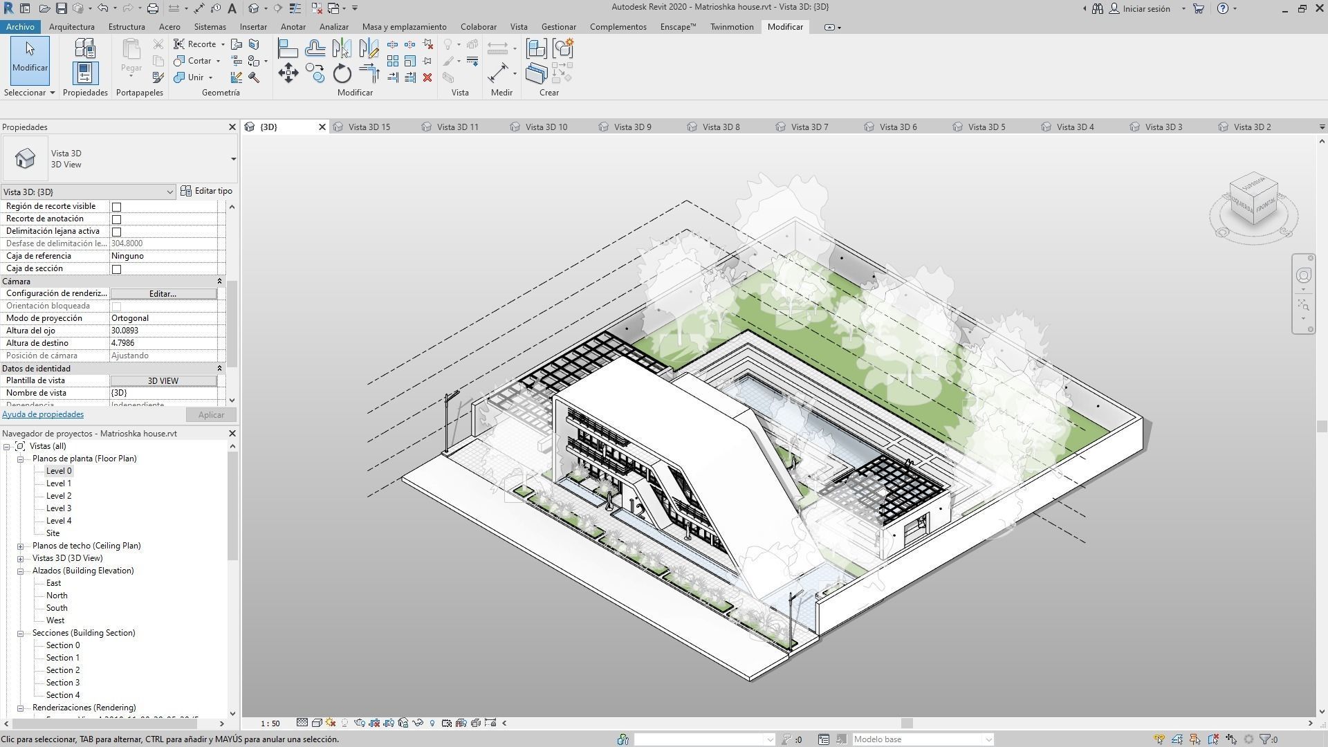 Matrioshka house - Autodesk Revit 3D model_17
