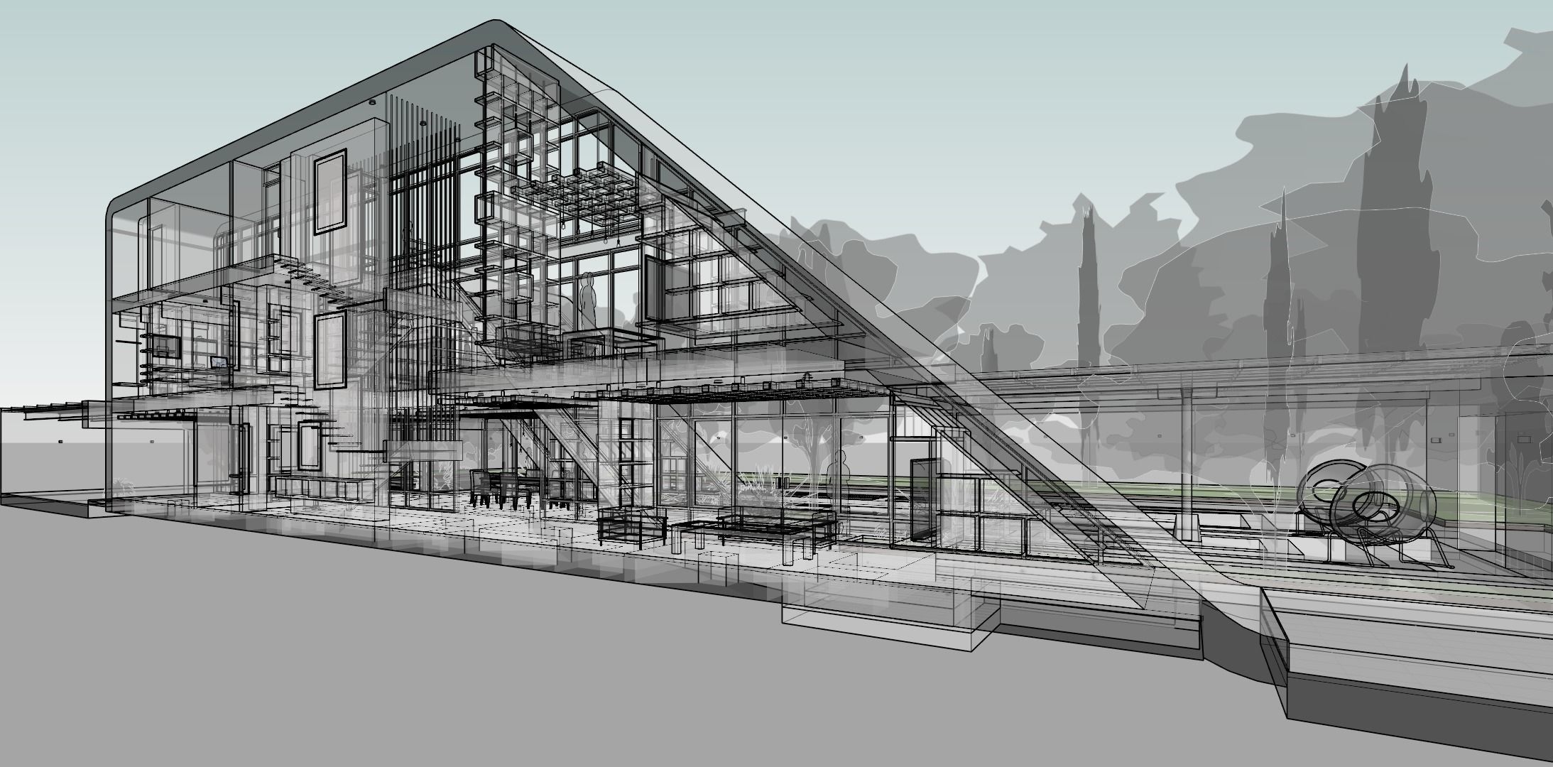 Matrioshka house - Autodesk Revit 3D model_15